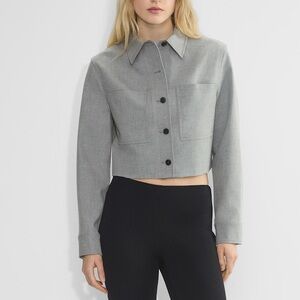 Aritzia • Wilfred Little Cropped Gray Jacket